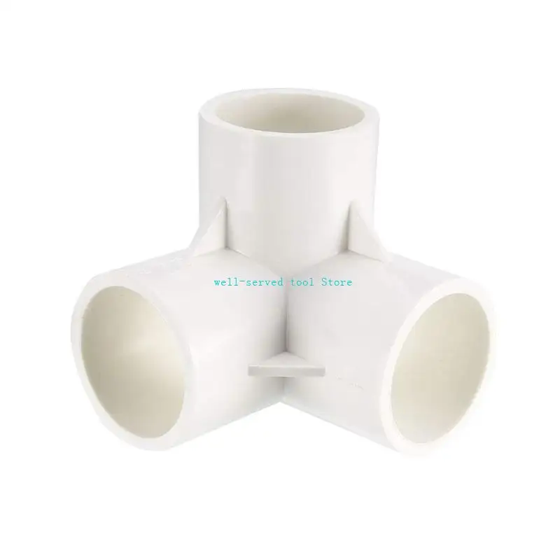 G88A 3 Way PVC تجهيزات 90 درجة مرفق الحديقة ري تجهيزات الموصلات المرفقة.