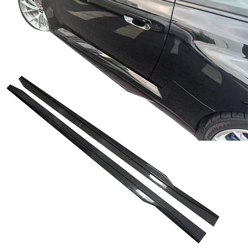 

High Quality Dry Carbon Fiber R44 Style Side Skirts For BMW G87 M2 Coupe Side Skirt Splitter