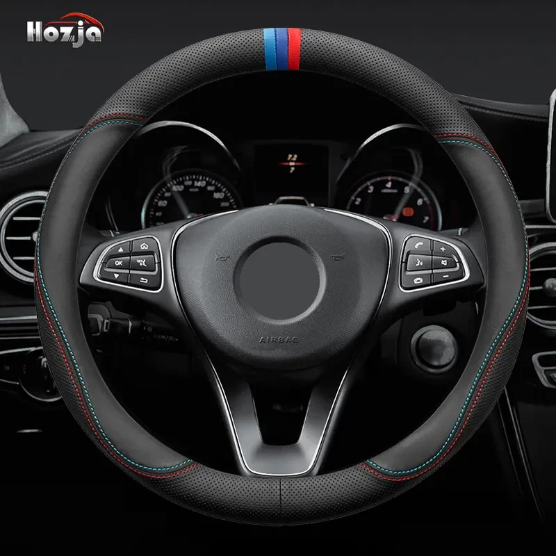 

38cm Car Steering Wheel Cover for JEEP Alfa-Romeo Proton Porsche Honda Kia Peugeot Geely Dodge MG Fiat Toyota Changan JAC