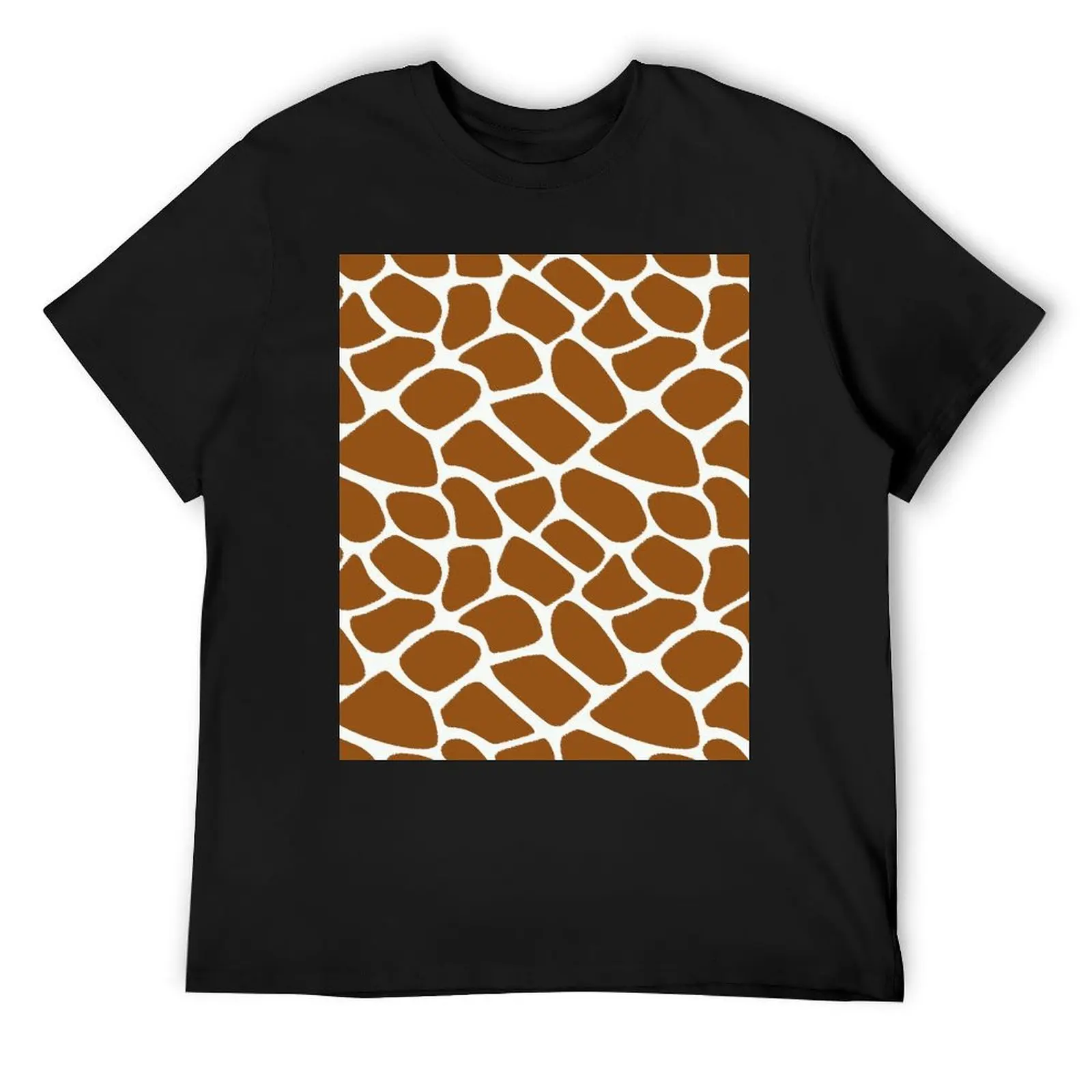 Giraffe Print Scribble Pattern Animal print T-Shirt anime tshirt graphic shirts quick-drying customizeds mens designer t shirt