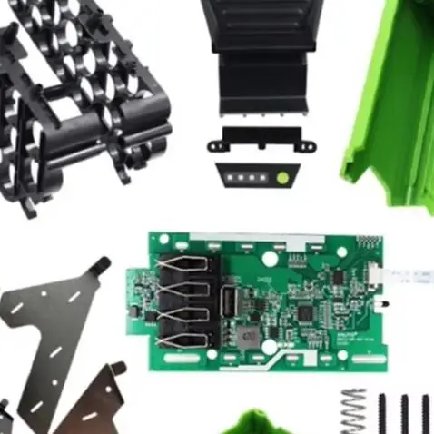 Plastic Case With PCB For 40V Li-ion Battery Pack Repair Assembly Tool For Lawn Mower Trimmer Power Tool Accessories