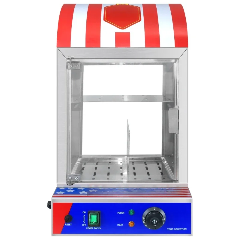 

Hot dog insulation cabinet Desktop electric heating insulation cabinet Restaurant equipment Small display cabinet