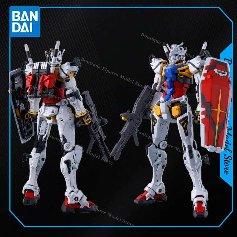 Bandai original hg gquuuuuux RX-78-02 branco gundam ação anime figuras montagem modelo coleção presente crianças brinquedos