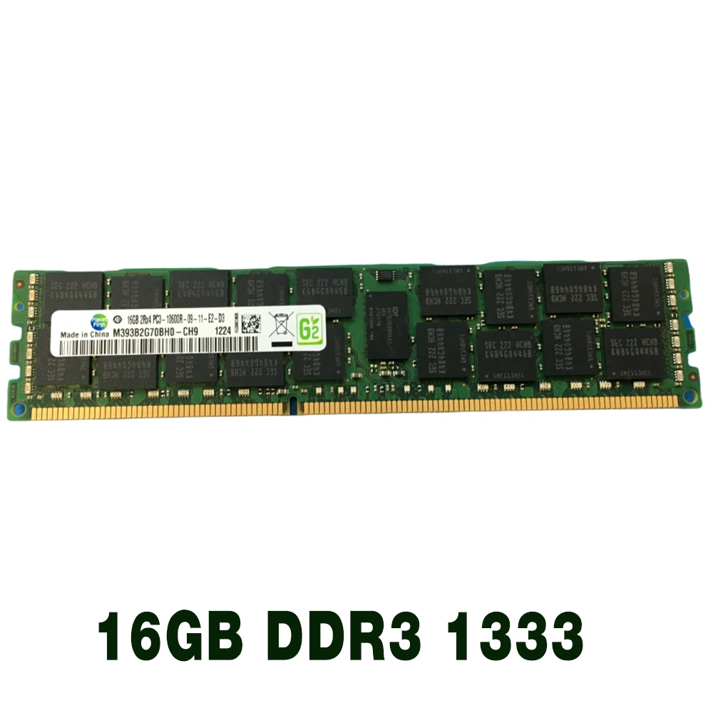 

1 pcs For Samsung RAM M393B2G70BH0-CH9 PC3-10600R 16G Server Memory Fast Ship High Quality 16GB 2Rx4 DDR3 1333