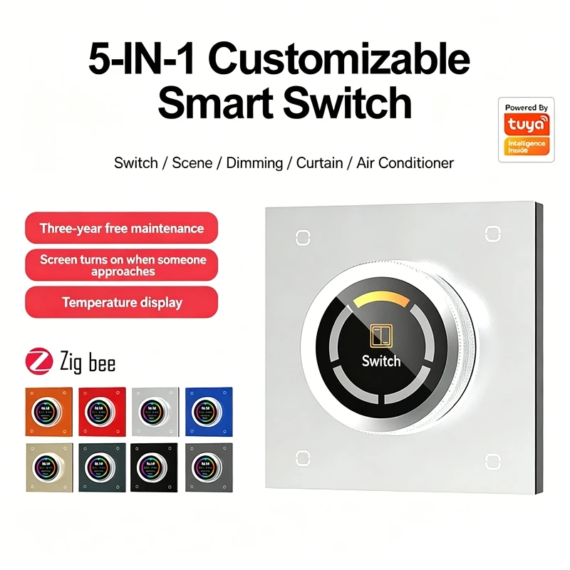 5-in-1-zigbee-smart-switch-with-temperature-and-humidity-display-switch-scenario-dimming-curtains-air-conditioning-controller