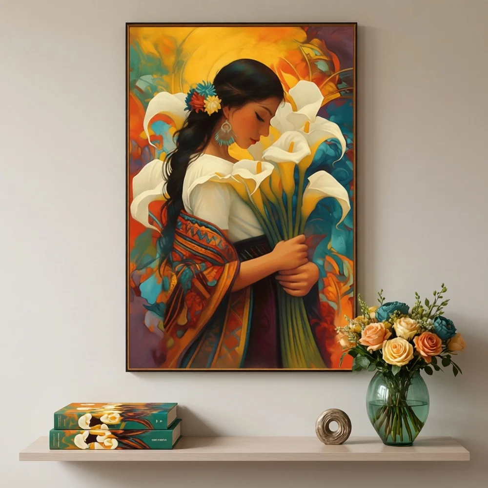 500/1000/1200/2000PCS Puzzle Elegant Women and Horseshoe Lotus Jigsaw Modern Home Decor Family Fun Holiday and Birthday Gifts