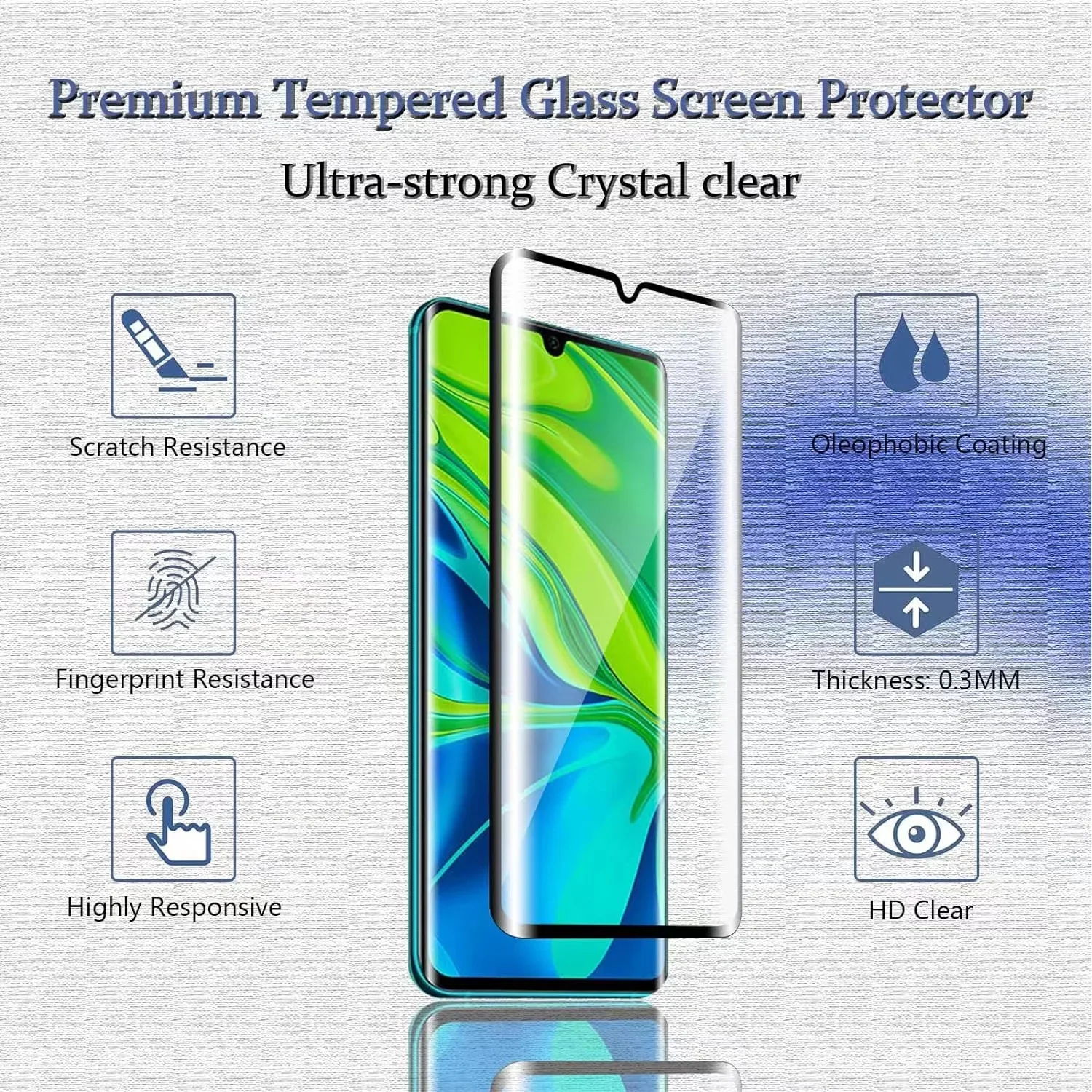 6IN1 For Xiaomi Mi 10 Glass Mi - Curved Edge Screen review and price