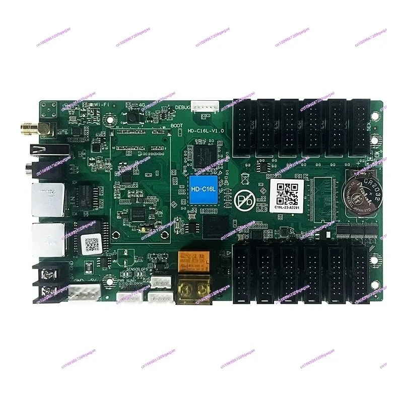 LED full-color wifi card C08L receives and sends integrated card D18 and video processor VP210C
