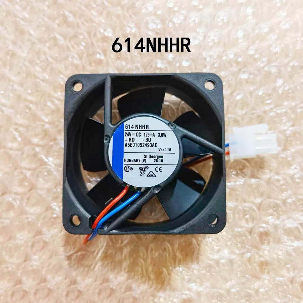 Inverter Cooling Fan radiator In Box 60*60*25mm 614NHHR 24VDC 125mA 3W High end equipment fan