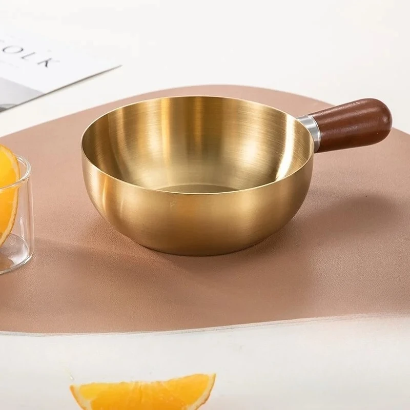 

304 stainless steel, one person cooking pot, egg bowl, detachable handle bowl, household salad bowl, cooking bowl