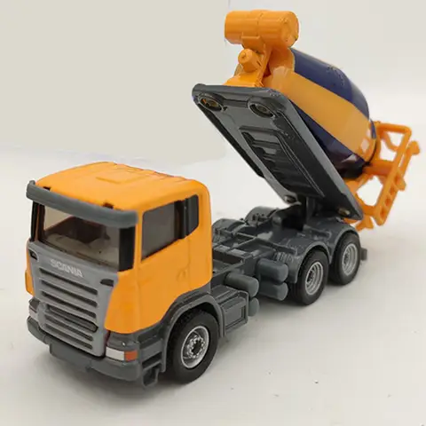 Diecast 1:87 modello di simulazione in scala auto Siku 1896 Export cemento miscelazione camion gru ingegneria Truckl usato come regalo di raccolta