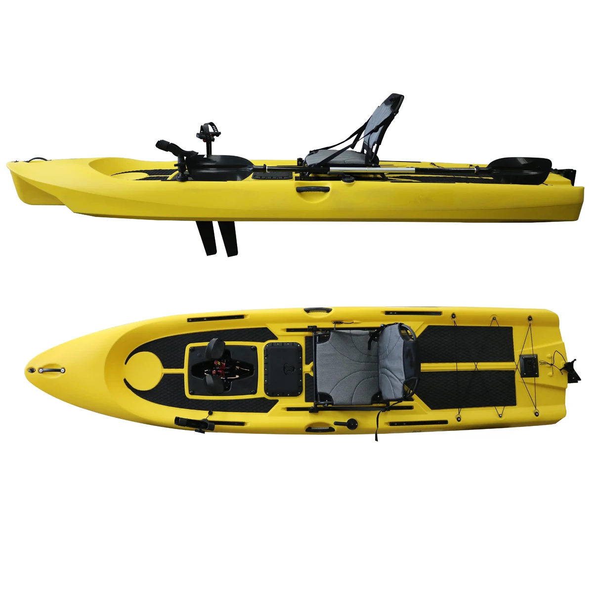 High-quality Material Waterproof Non-slip 12ft SUP Sit on Top Fishing Kayak with Pedals