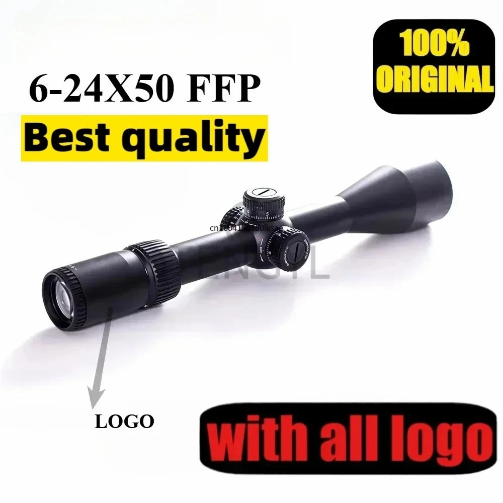 الصيد البصريات الأصلية التكتيكية 6-24X50 الطائرة البؤرية الأولى (FFP) Riflescopes EBR-2C(MRAD) شبكاني 30 مللي متر نطاق الأنبوب #1