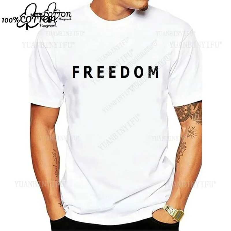 Повседневная футболка с принтом FREEDOM Charlie Kirk, свободная рубашка унисекс из 100% хлопка для отдыха, хит продаж, S-6XL