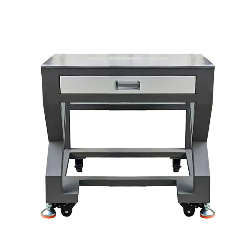 

High load-bearing hydraulic terminal machine workbench, stainless steel with pulley console