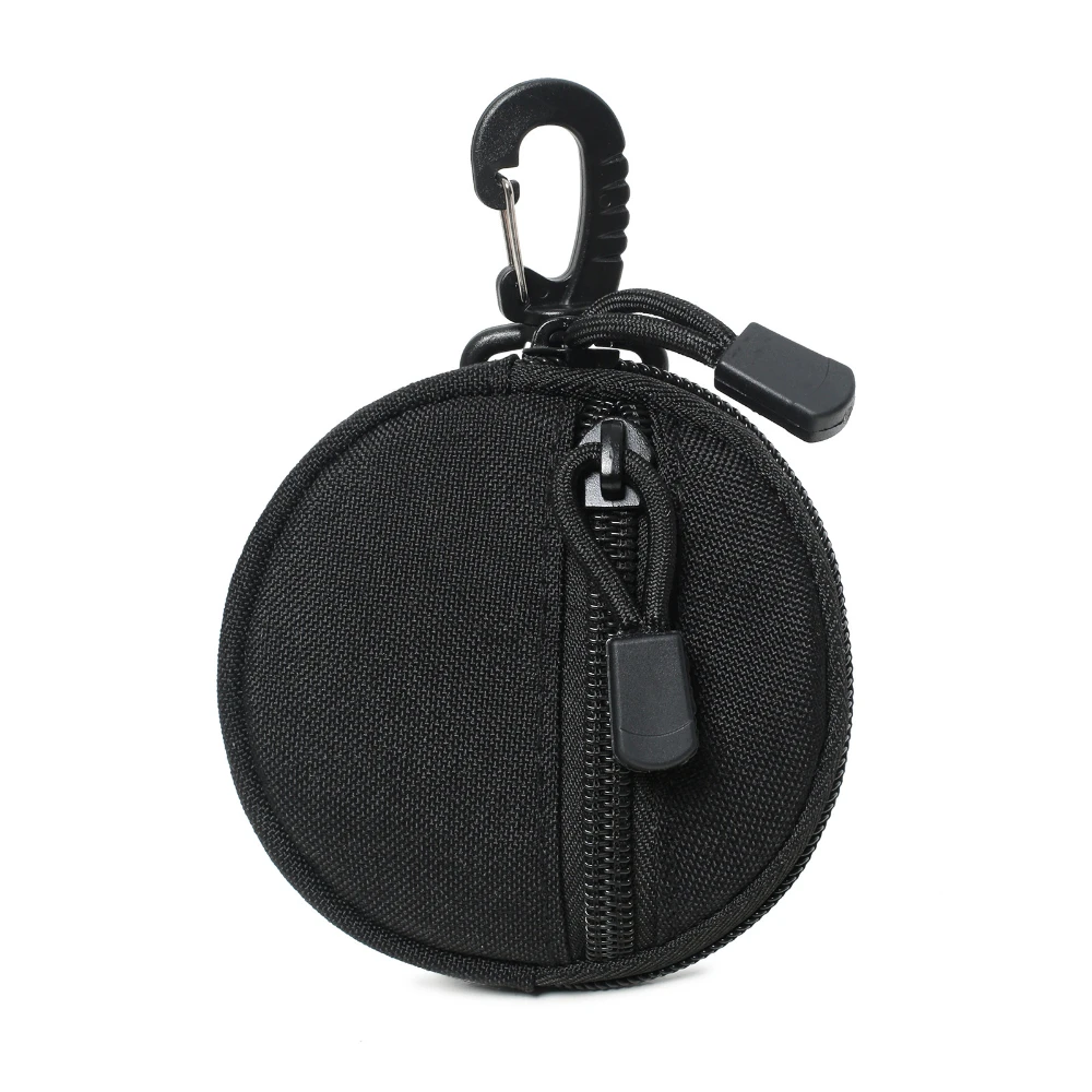 

EDC Pouch Keychain Zipper Holder Earphone Key Wallet Coin Purses Utility Outdoor Hiking Hunting Accessories Waist Bag Hot sale