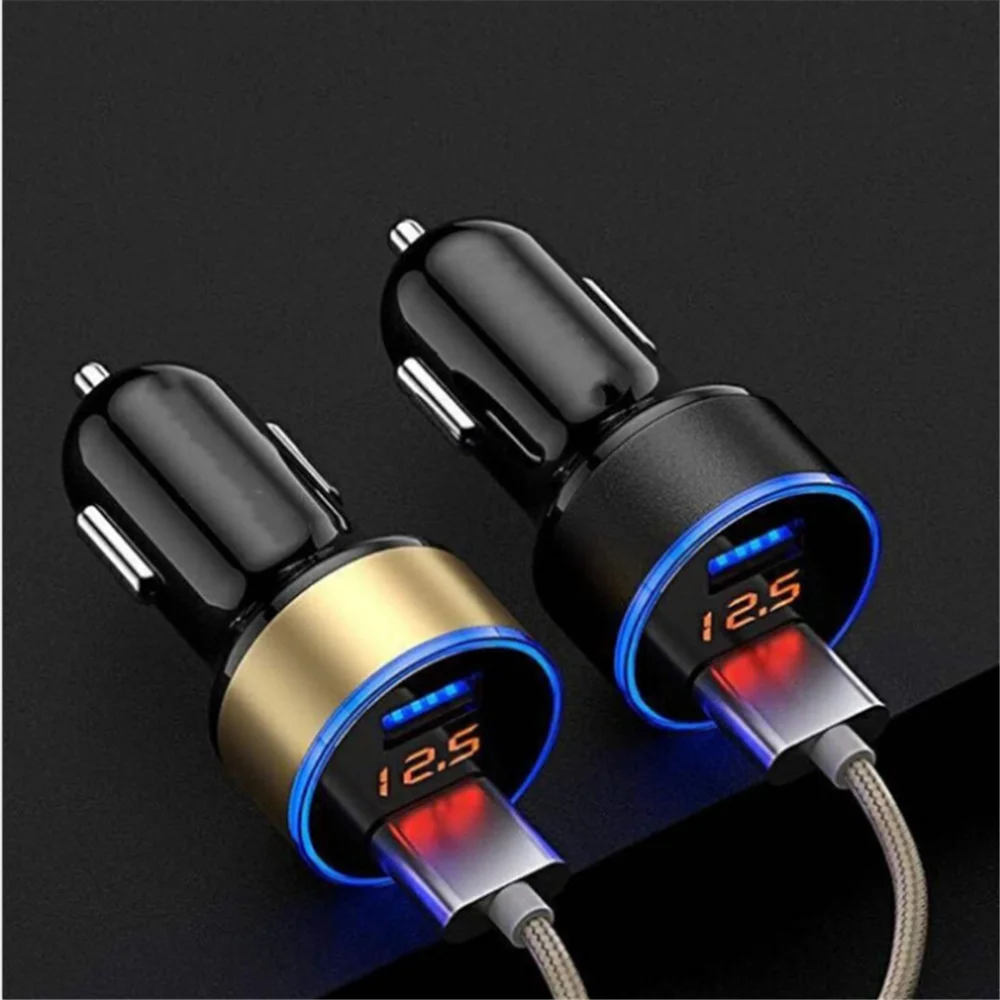 3.1A Dual USB Car Charger for Genesis G70 G80 G90 Equus Creta KONA Enduro Intrado NEXO PALISADE HDC-2