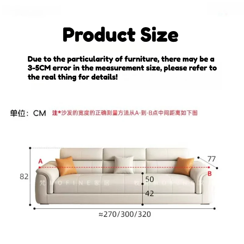 Cream Style Sofa Small Apartment Lounge Living Room Sofa Three-seater Art Hotel Luxury Single Fauteuil Salon Home Furniture