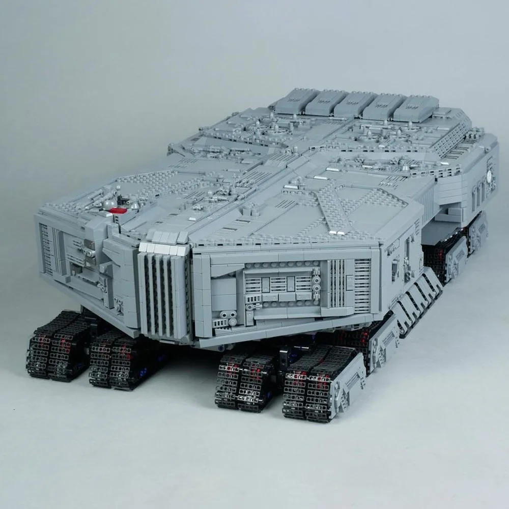 

8613 шт. MOC «Дюна», технология комбайна для специй, группа сборки строительных блоков, большой бронеавтомобиль, коллекция для взрослых, подарочный набор для мальчика