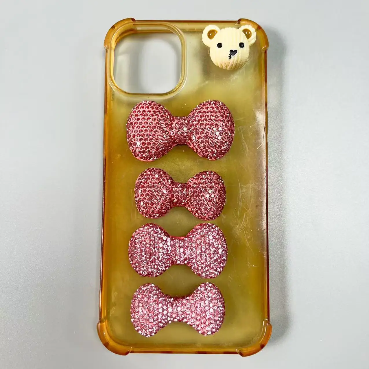 2 adet Y2K Kawaii Bling Tam Elmas Presum Şişe Marka Çanta Önemsiz telefon kılıfı Ipadcase Dekorasyon Charm Diy El Sanatları Anahtarlık Perdant