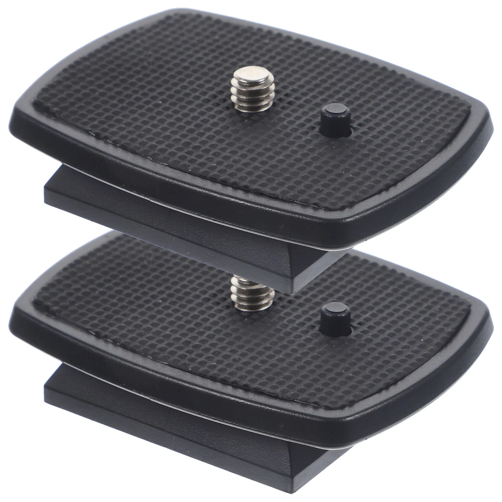 2Pcs Camera Rack Parts Board Black 42x42mm ABS Metal Quick Installation Stable Wear-Resisting Simple Camera Rack