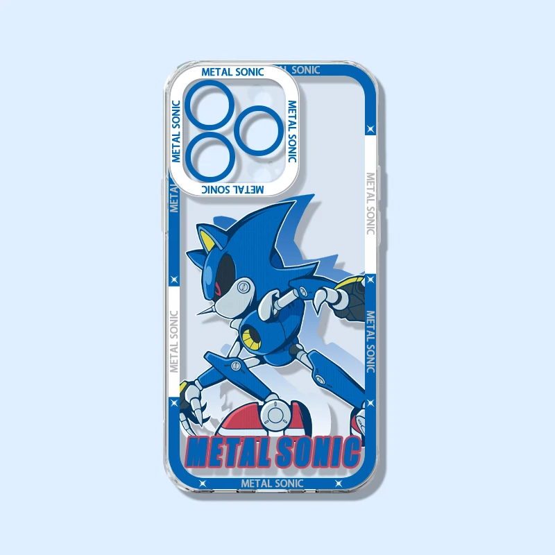 Cartoon Game S-SONIC Phone Case For Samsung A57 A07 A36 A26 A56 A16 A06 A55 A35 A25 A15 A05 A54 A34 A24 A14 A13 A53 Clear Cover - view 6