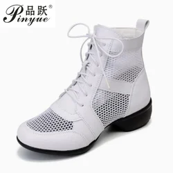 Ladies Canvas Shoes Autumn Lace Up Platform Female Mesh Sneakers Breathable Fishnet Patch Casual Women's Sport boots
