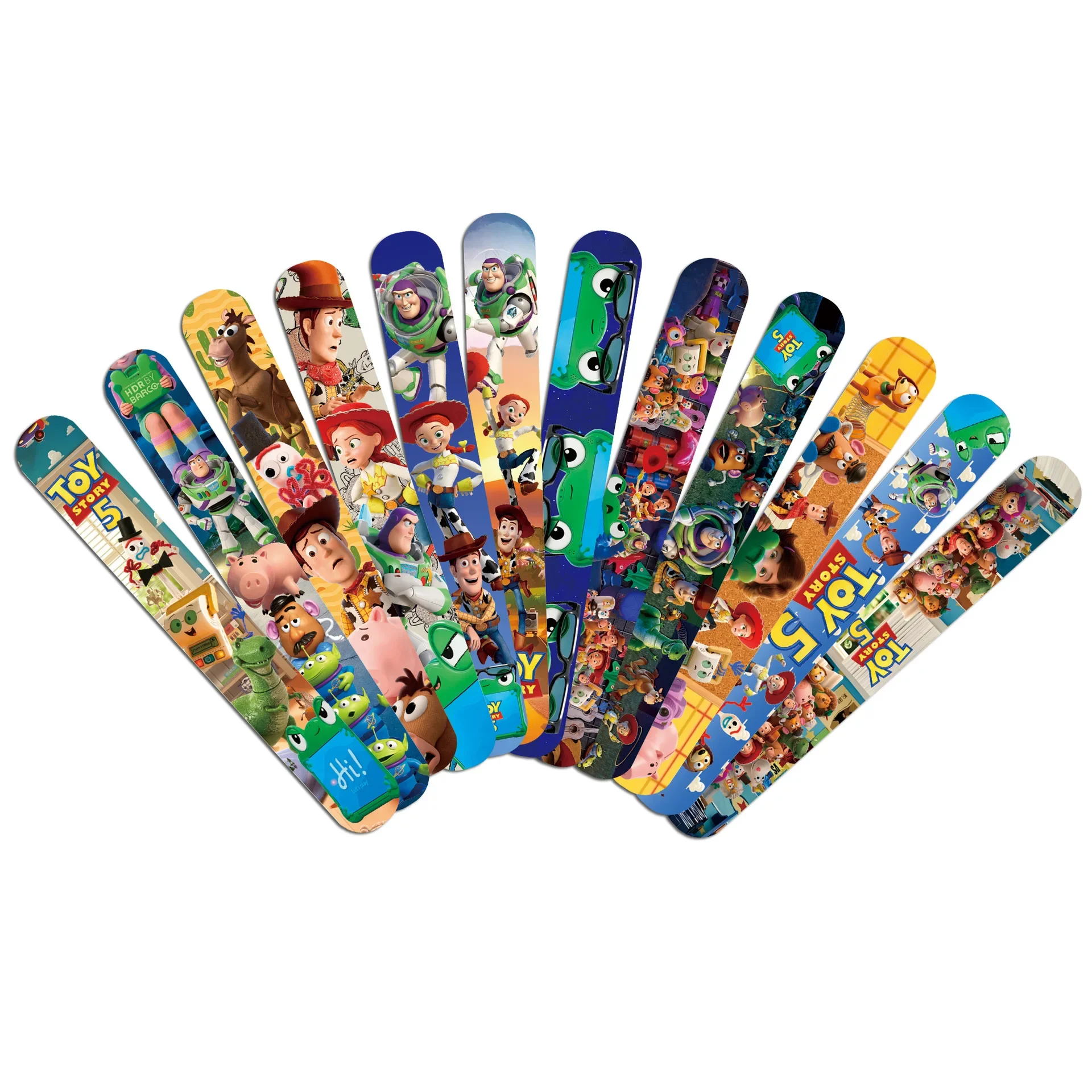 Neu eingetroffen!!! Toy Story 5 Schnapparmbänder, 6/24 Stück, Schnappband, für Kindergeburtstage, Weihnachtsstrumpffüller, Souvenirs – Detail 5