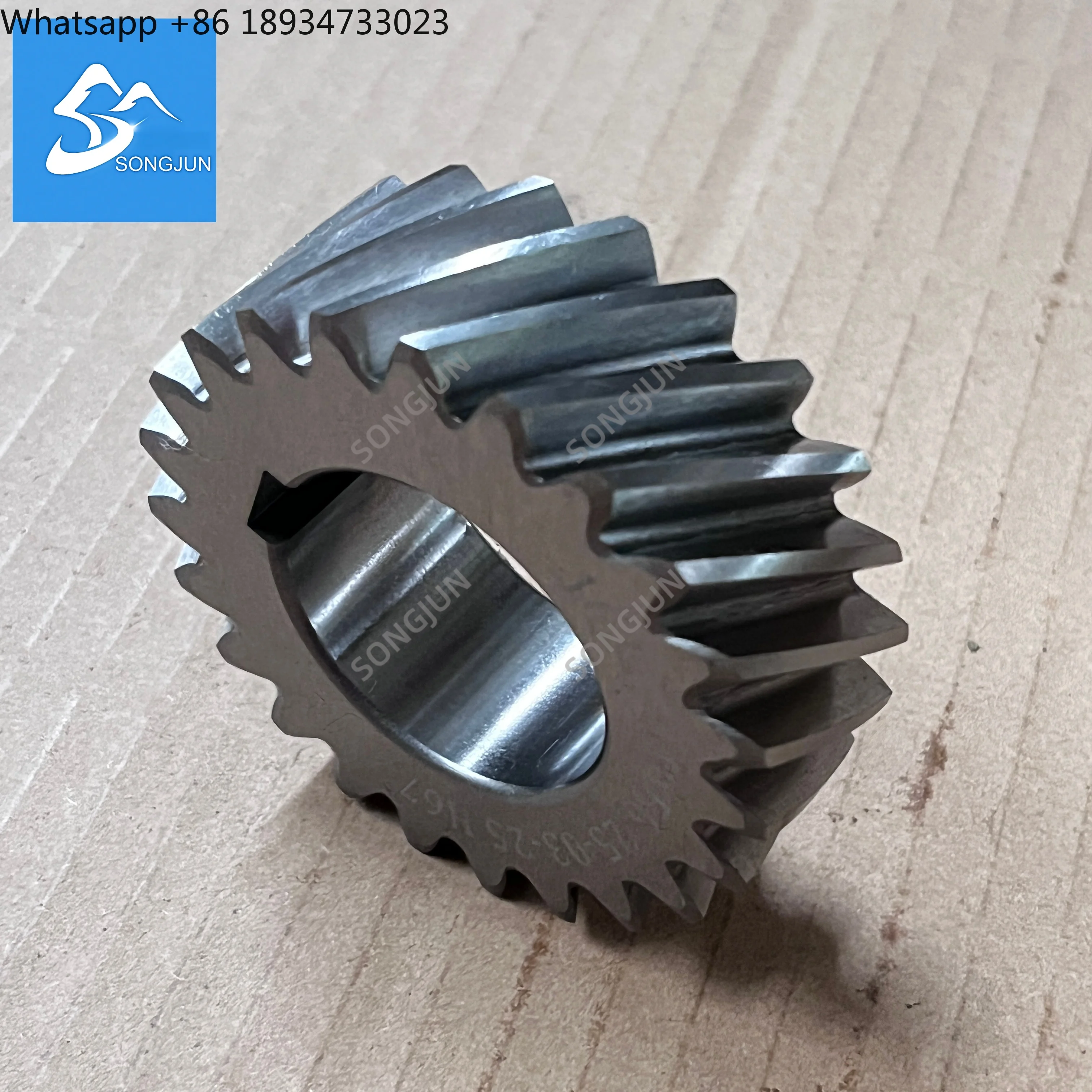 High Precision Industrial Polished Steel Pinion Gear 1622311056 Atlas GA X-AIR Screw Compressor Zero Compatibility Risk Low
