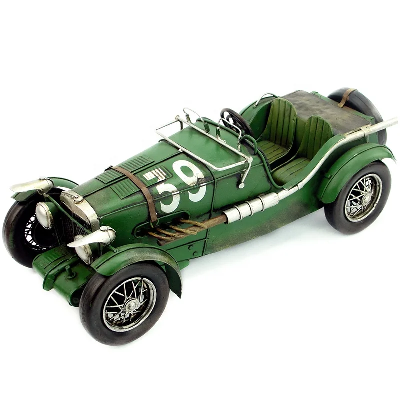 Handmade Metal Crafts Motorsports Antique Cars Vintage Models Die Casting