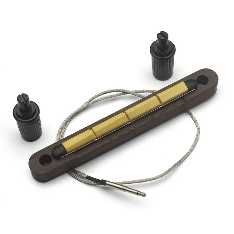 

4/6 String Bass Piezo Pickup Bar , Acoustic Bass Pickup Strip with 2.5mm Plug Input Guitar Parts & Accessories