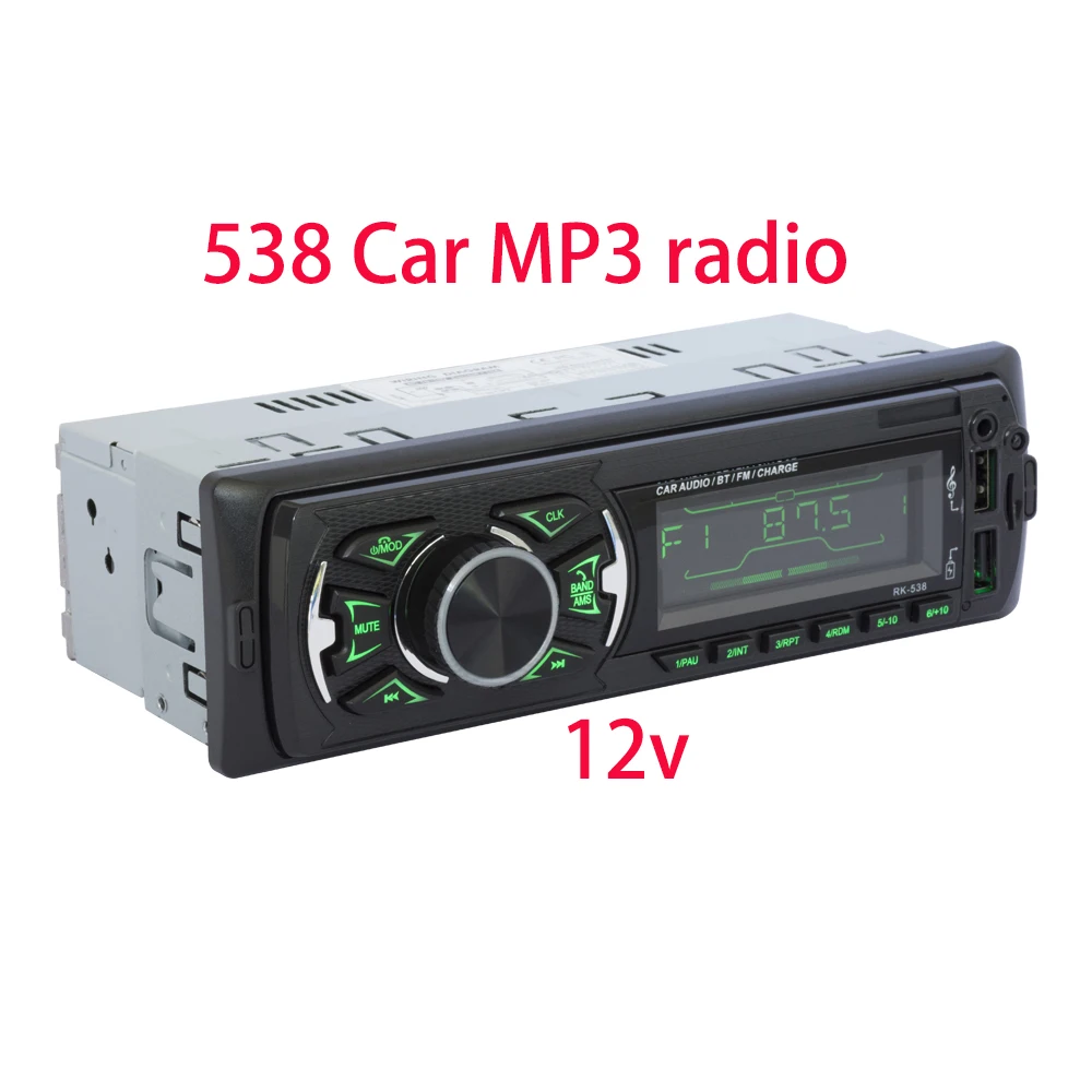 

PK-538 Car MP3 Player Car Audio Stereo Bluetooth Stereo Radio 12V Autoradio
