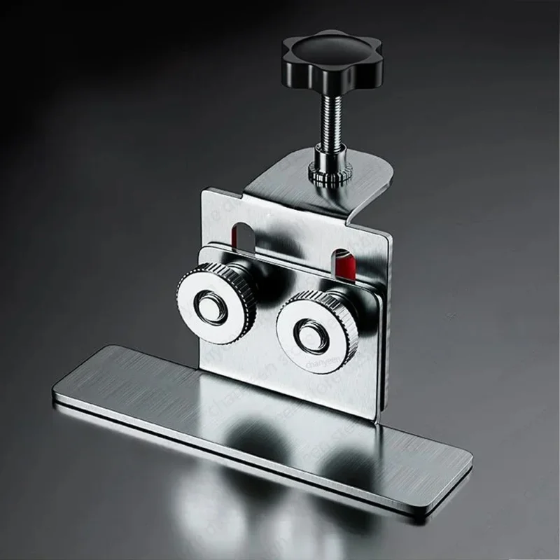 Cabinet Door Installation Locator Adjustable Auxiliary Tools Steel Mounting Jig Woodworking Hanging Cabinet Door Mount Clamp