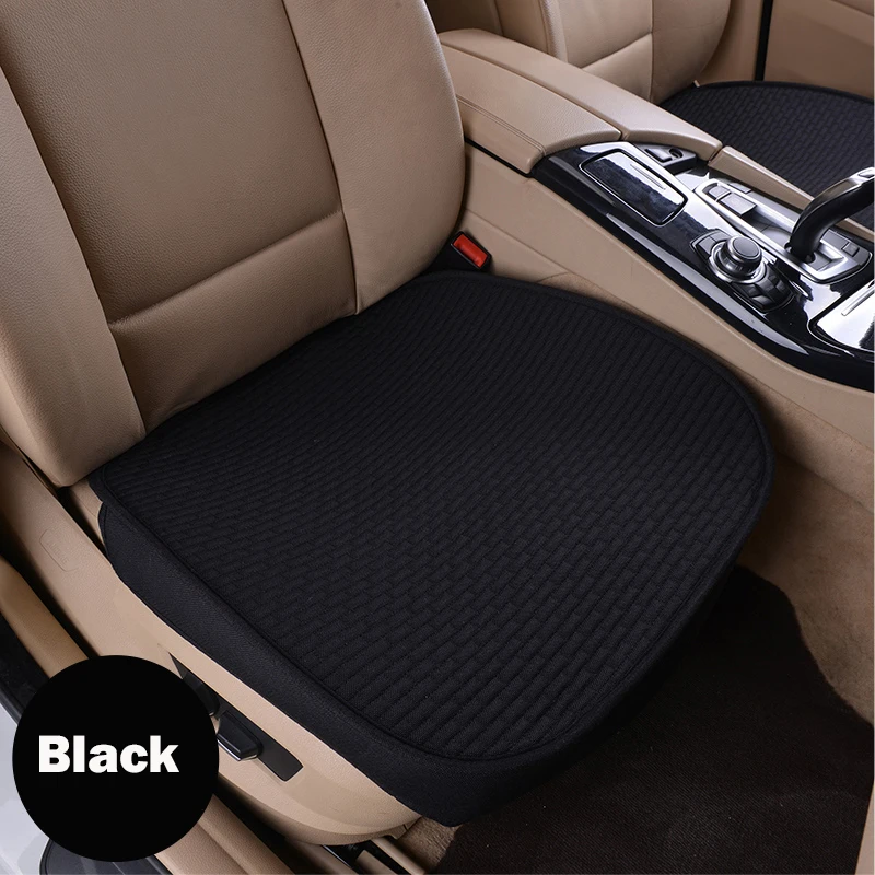 

Full Surrounded Car Seat Cover Flax Universal Plus Size Seat Cushion Linen Fabric Auto Chair Vehicle Protector Car Accessories