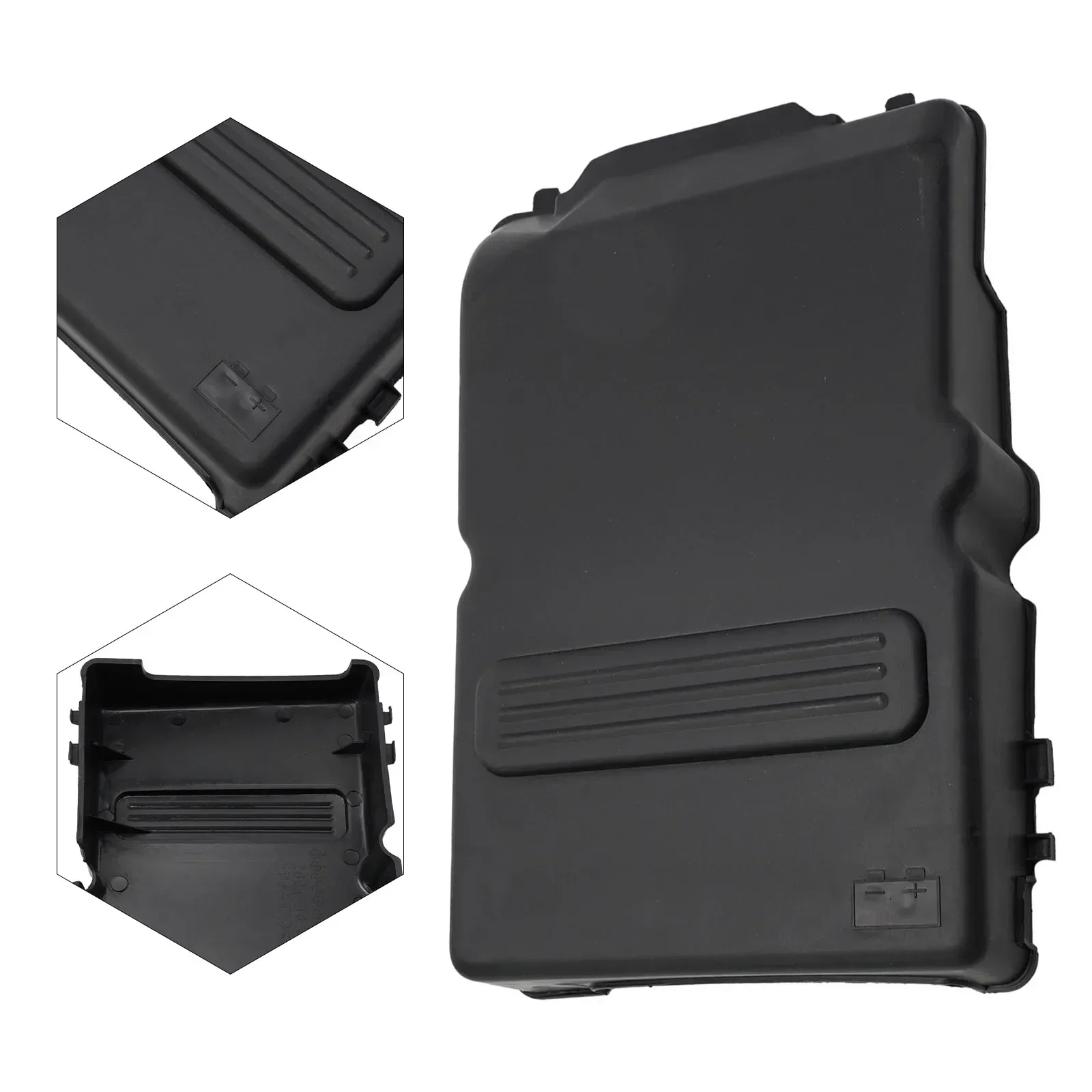 Z601 18 593E Battery Box Cover for Mazda 3 2004 2012 Higher Grade Electric Components Easy Installation Black Plastic