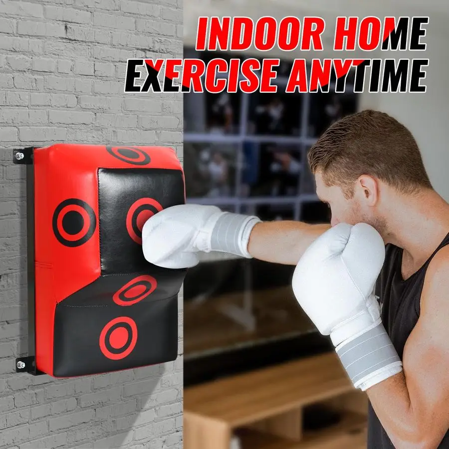 حقيبة ملاكمة Mount Uppercut Bar EVA Sandbag MMA للتدريب اللكم الهدف تهدف نقطة أسود وأحمر