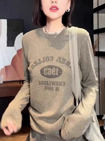 Los lang Sve Base irt T-shirt dames plus maat afslankende buikbedekking casual binnenkleding comfortabele gebreide top