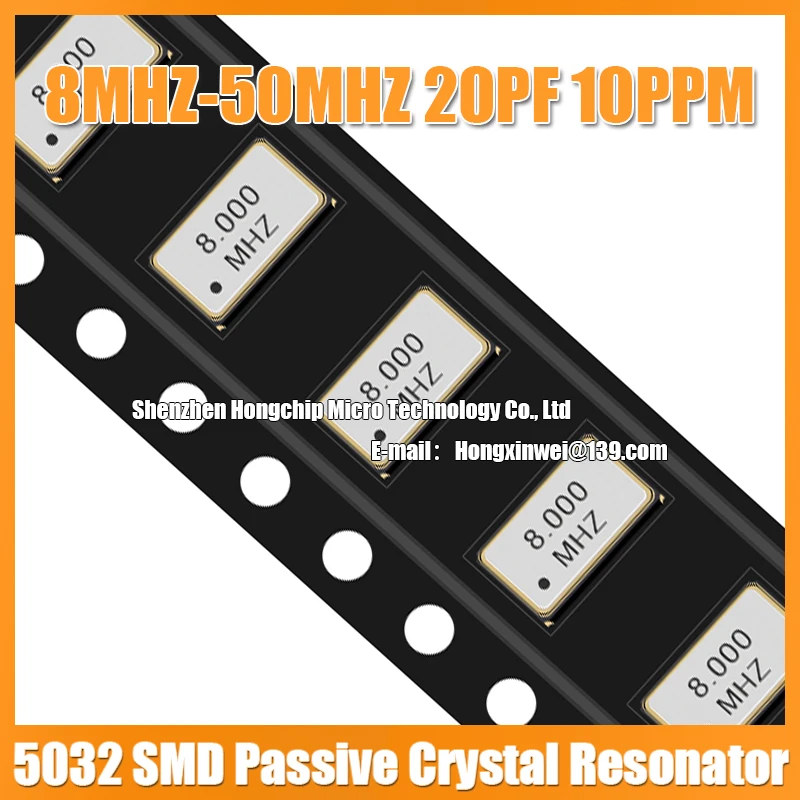 10 sztuk 5032 24.576MHZ pasywny rezonator kryształowy 24.576M SMD-4 5.0*3.2mm 4P rezonator klasy przemysłowej 20PF 10PPM