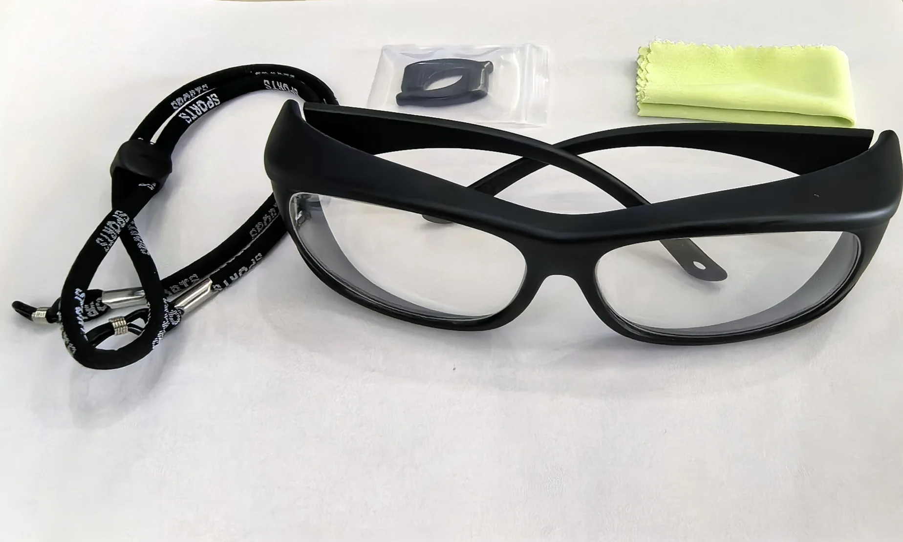Superior radiation-blocking ray protection glasses with Front & Side Shields 0.5 & 0.75mmPb+neck strap for medical use