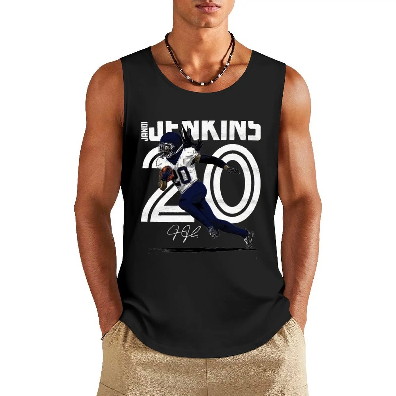 

Janoris Jenkins Tank Top gym Men's cotton t-shirt