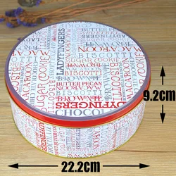 Large Capacity Biscuit Tin Box, Cookie Snowflake Pastry, Candy Packaging Box, DIY Home Cake Dessert Empty Metal Can Storage Box