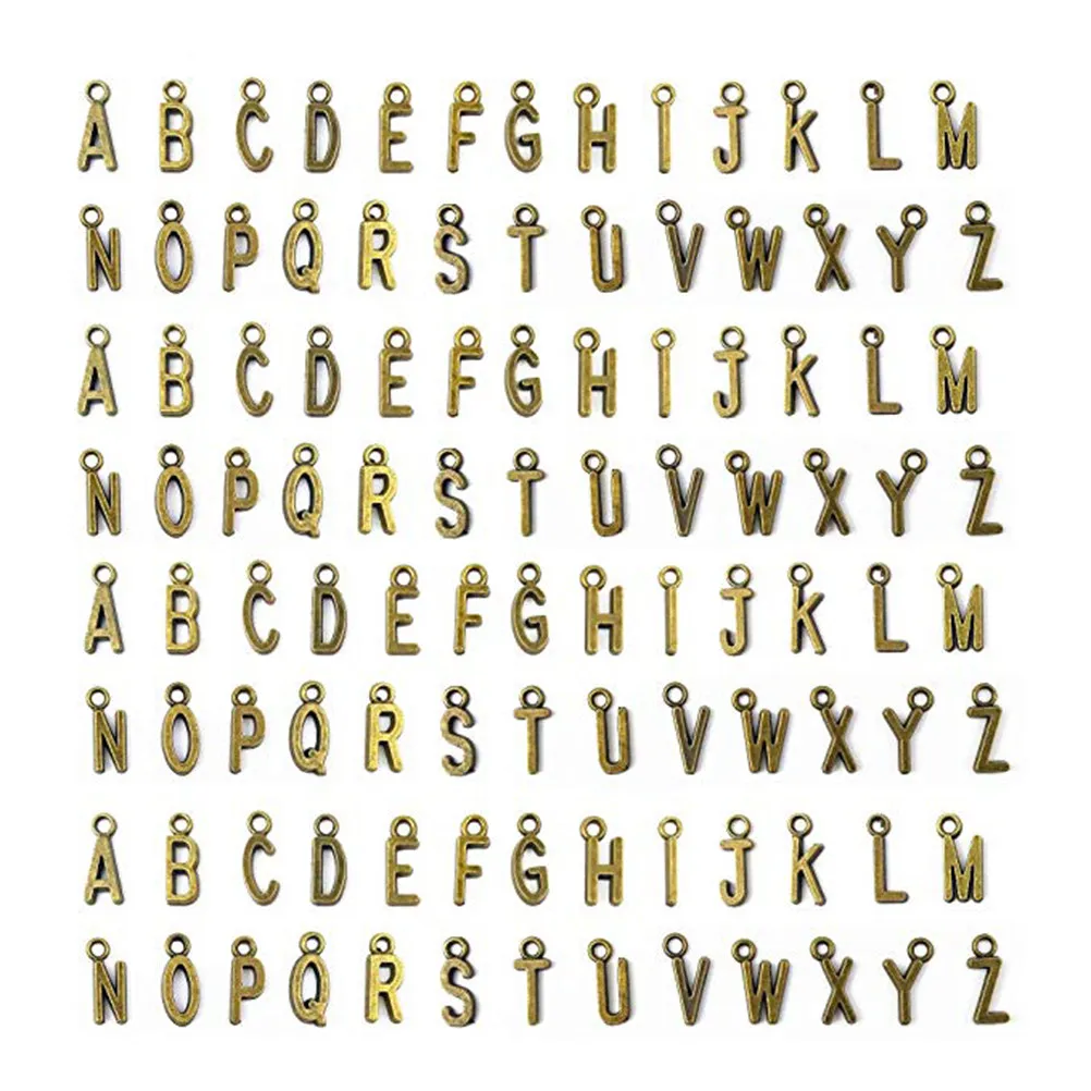 

Набор из 4 стильных подвесок-букв из сплава для самостоятельного изготовления украшений: ожерелья, браслеты, брелоки, цепочки для ног, цепочки для свитеров. Отличный подарок.