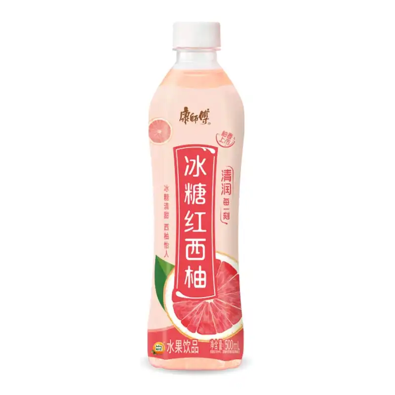 Minuman jeruk Bali Master Kong Rock Sugar Ruby 500ml * 15 botol/wadah