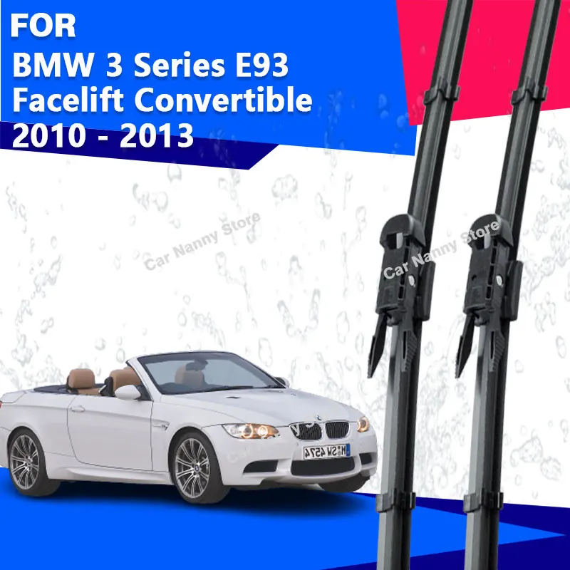 

Щетки лобового стекла для BMW 3 серии E93 Facelift Convertible 2010 2011 2012 2013, автомобильные дворники, резиновая полоса стеклоочистителя