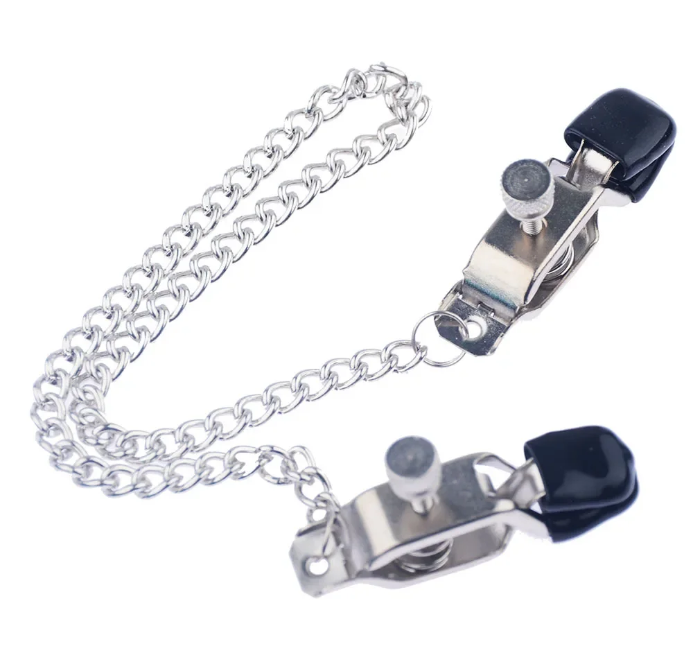 Breast Clip Adult Labia Clip Fetish BDSM Metal Nipple Clip Body Bondage Sex Toys for Women and Couple Pleasure Nipple Clamp