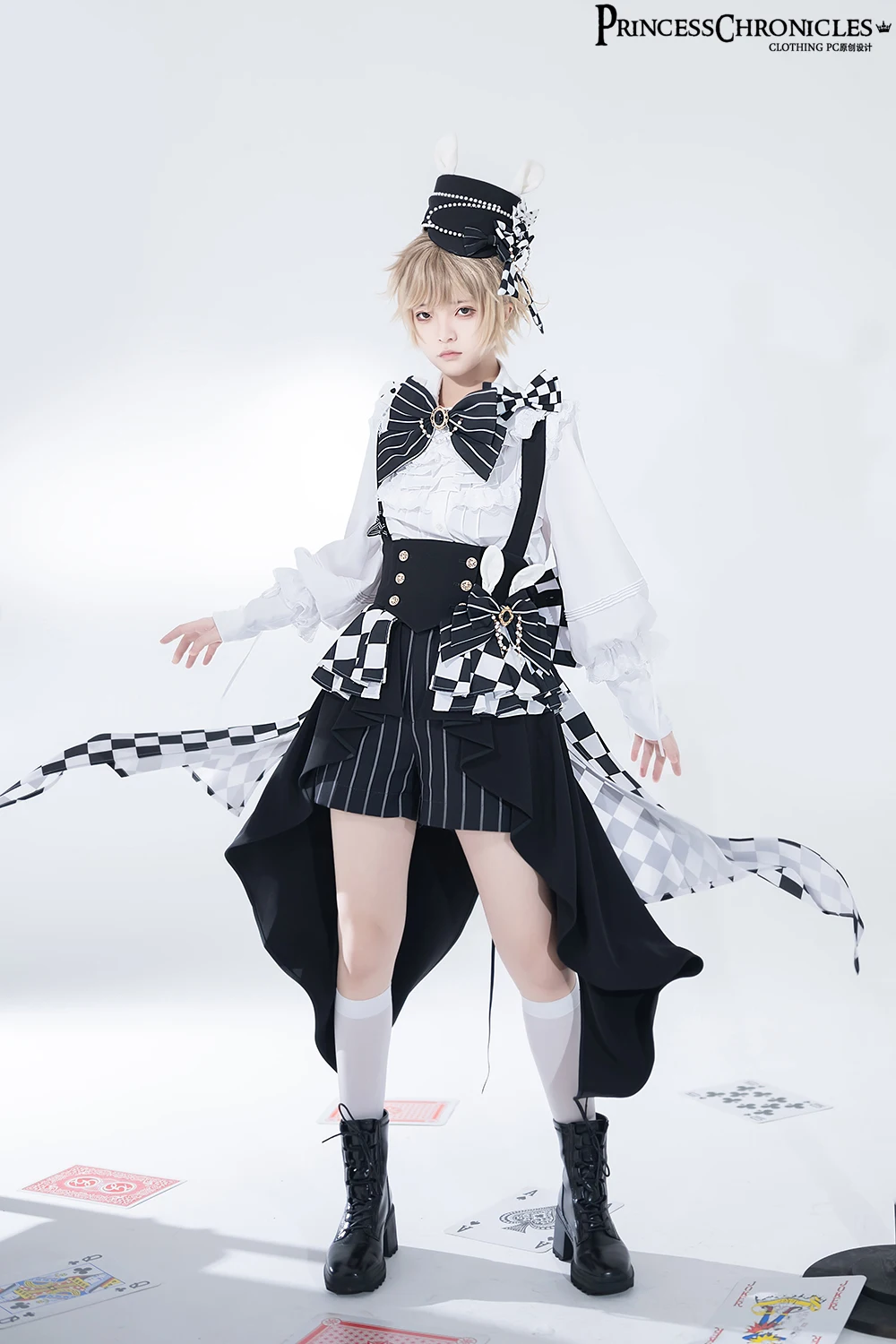 

PRE ORDER~Rabbit Theater Chessboard Ouji Lolita Prince Set by Princess Chronicles