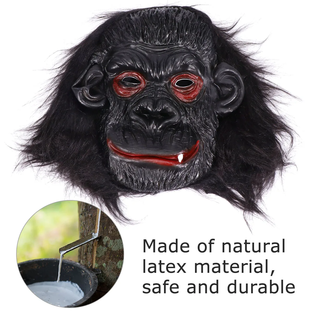 

Orangutan Head Mask Horror The Props Halloween Decorative Performance Cosplay Ghost Scary