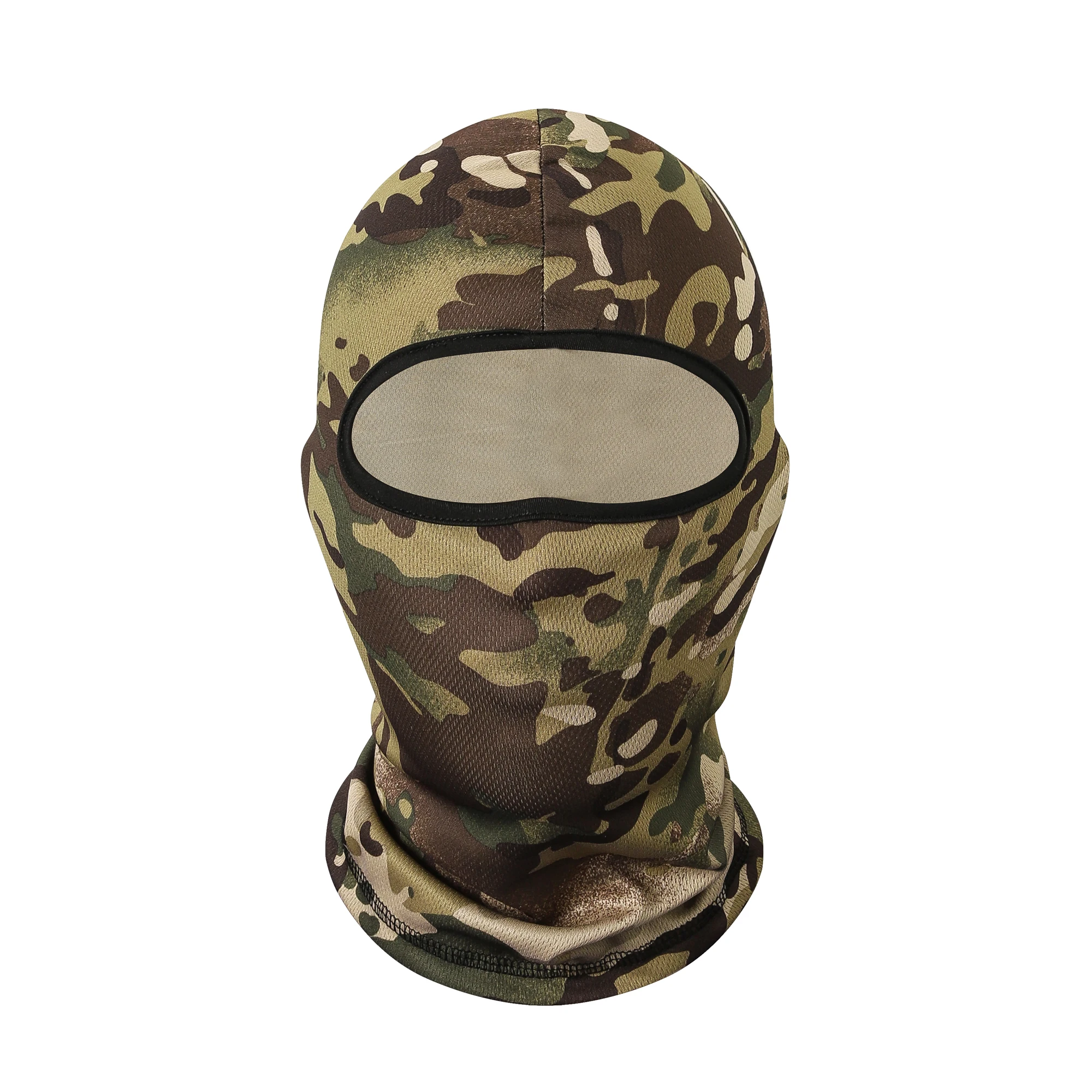 Dropshipping 1pcs Camouflage Summer Cycling Windproof Sun Protection Full Face Ski Mask Tactical Balaclava