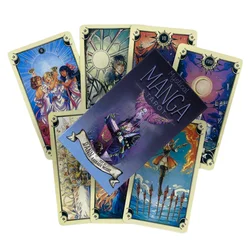 Mystical Manga Tarot Cards Divination Deck English Versions Edition Oracle Board Playing Game For Party