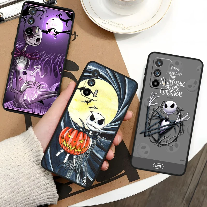 Christmas Nightmare Before For OPPO Realme GT Neo 10 9i 8i 7i 6s 5 Narzo 50i 50A 240W Pro Plus Black Soft Phone Case